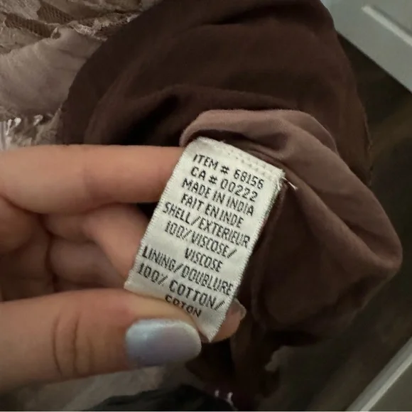 Vintage Fairycore  lace ombré maxi dress M - Picture 7 of 7